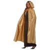 Hooded Metallic Cape
