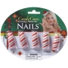 Candy Cane Finger Nails