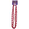 Mardi Gras Valentine Red Heart Throw Beads