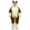 Brown Husky Dog Mascot - Sales