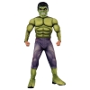 Avengers Hulk with Muscles Kids Costume