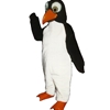 Penny Penguin Mascot. This Penny Penguin mascot comes complete with head, body, hand mitts and foot covers. This is a sale item. Manufactured from only the finest fabrics. Fully lined and padded where needed to give a sculptured effect. Comfortable to wear and easy to maintain. All mascots are custom made. Due to the fact that all mascots are made to order, all sales are final. Delivery will be 4-6 weeks. Rush ordering is available for an additional fee. Please call us toll free for more information. 1-877-218-1289