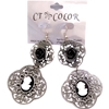 Cameo Pierced Earrings