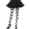 Black and White Chevron Illusion Print Tights