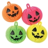 Light Up Jack-O-Lantern Puff Balls