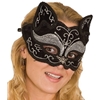 Black Glitter Cat Mask