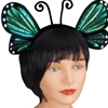 Iridescent Blue Butterfly Headband