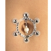 Silver Crystal Belly Jewels