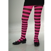 Kids Pink and Black Striped Tights