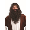Jesus Wig, Beard, Mustache, & Crown of Thorns Set