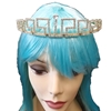 Gold Tiara with Rhinestones