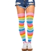 Neon Rainbow Thigh Highs