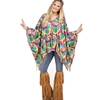 Tie Dye Hippie Poncho