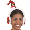 Glitter Mini Santa Hat with Earmuffs