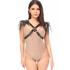 Faux Leather Body Harness with Fringe