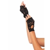 Lace Keyhole Fingerless Gloves