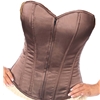 Lavish Brown Sweetheart Corset