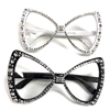 Rhinestone bow tie glasses