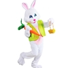 Easter Bunny Deluxe Mascot Style Costume with Jumbo Carrot