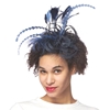 Blue Flyaway Fascinator