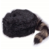 Coonskin Cap with Real Tail