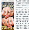 Alphabet Knuckles Tattoo | The Costumer