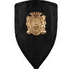 Royal Shield Black and Gold