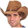 Cocoa Straw Cowboy Hat