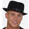 Black Small Brim Fedora