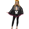 Day of the Dead Skeleton Poncho