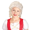 Colonial Girl White Wig