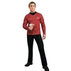 Men's Deluxe Red Star Trek™ Uniform Movie Shirt Costume