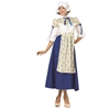 Colonial Woman Blue Skirt