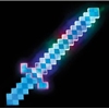 24" Light-Up Blue Pixel Sword