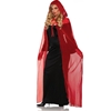 Chiffon Cape with Red Hood