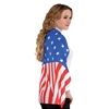 American Flag Patriotic Red, White, and Blue Cape