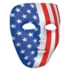 Red, White And Blue Full Face Mask
