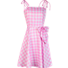 80's Ladies Sundress Pink Adult Costume