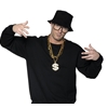 90's Hip Hop Costume Kit Includes Hat Glasses Necklaces