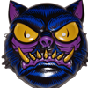 Scratch Vintage Cat Retro Halloween Mask