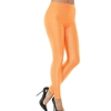 80's Neon Orange Disco Spandex Leggings