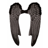 Black Angel Wings with Marabou Trim
