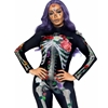 Floral Skeleton Catsuit Adult Size Large
