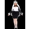 Panda Cutie (3pc) Adult Plus Size Costume