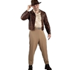 Indiana Jones (3pc) Qualux Adult Costume