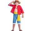 Luffy from One Piece (5pc) Childs Costume Size 10-12