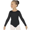 Eurotard Girls Cotton Lycra® Long Sleeve Leotard