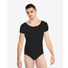 Men's Short Sleeve Leotard Black