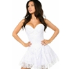 Lavish White Lace Corset Dress