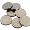 Silver Coins for LARP (Set of 10)